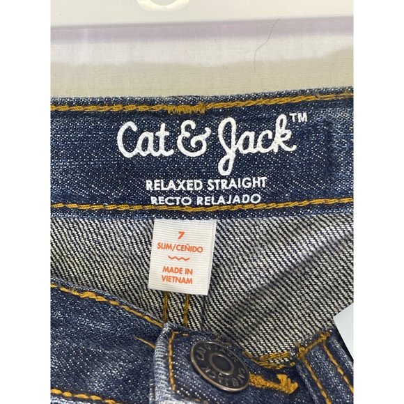 Cat and jack relaxed straight adjustable waist, size 7 at relax straight - Picture 5 of 9